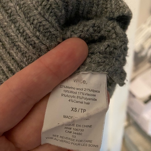 Vince cableknit wool sweater - Picture 4 of 4